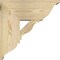 Ekena Millwork Funston Traditional Rough Sawn Bracket w/ Offset Brace, Douglas Fir, 8"W x 18"D x 18"H BKT0806X18X18FST01RDF - alternate 3